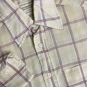 Vintage The County Seat Men's Long Sleeve Button Down Plaid Shirt USA‎ Small
